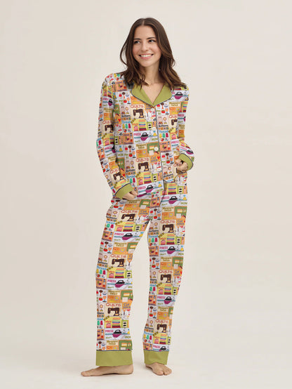 Sewing Lover Pajama Set Crafty Chic