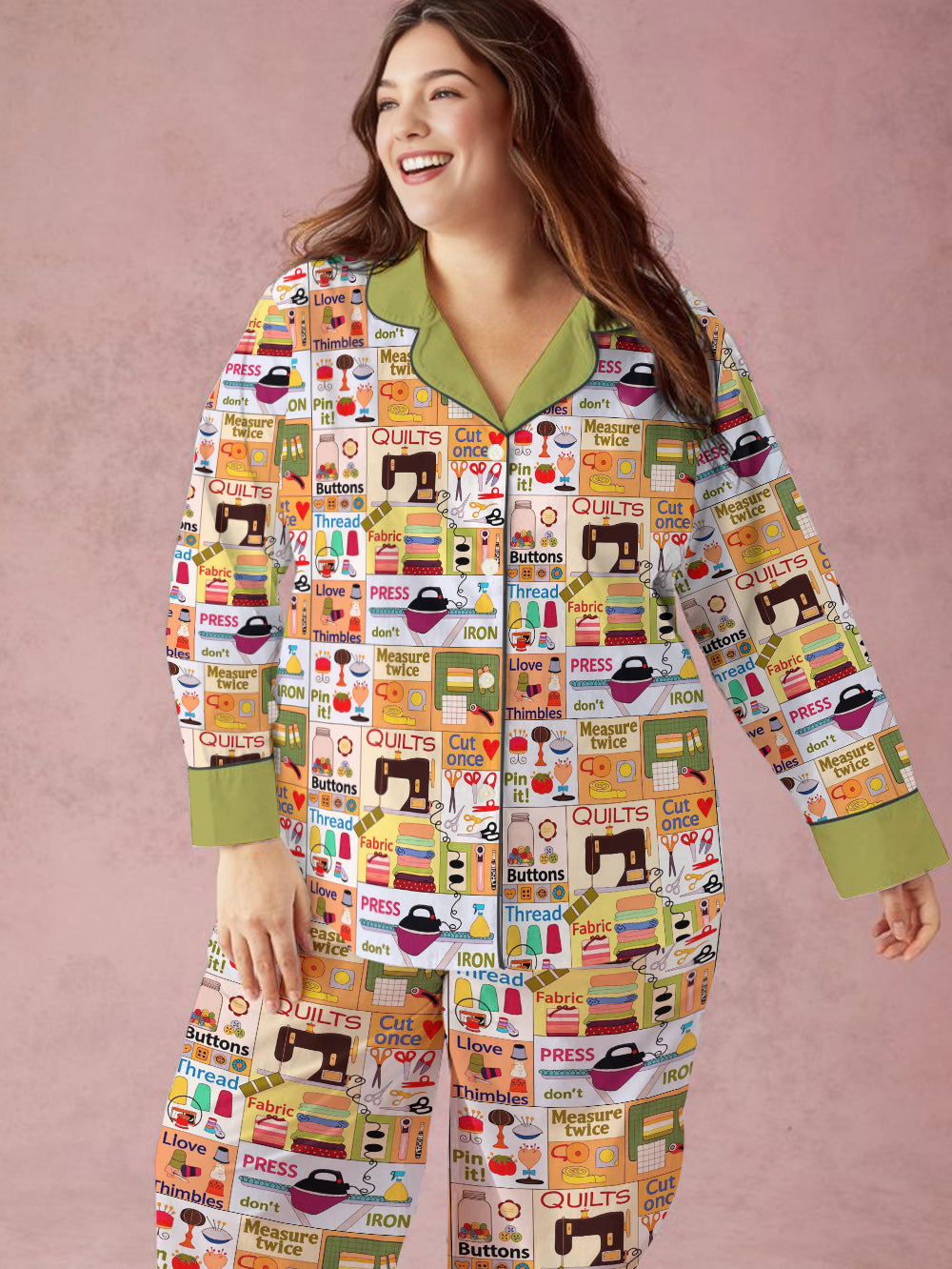 Sewing Lover Pajama Set Crafty Chic