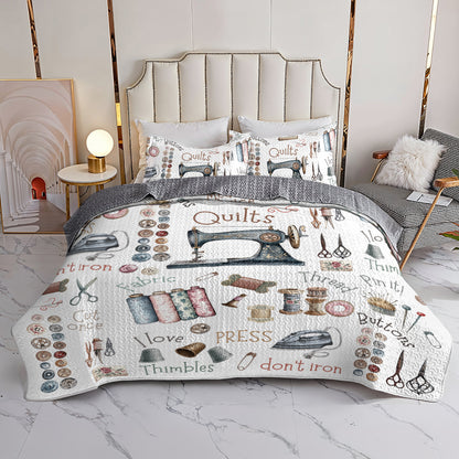 Sewing Lover All Season Quilt 3-Piece Set Crafty Comfort