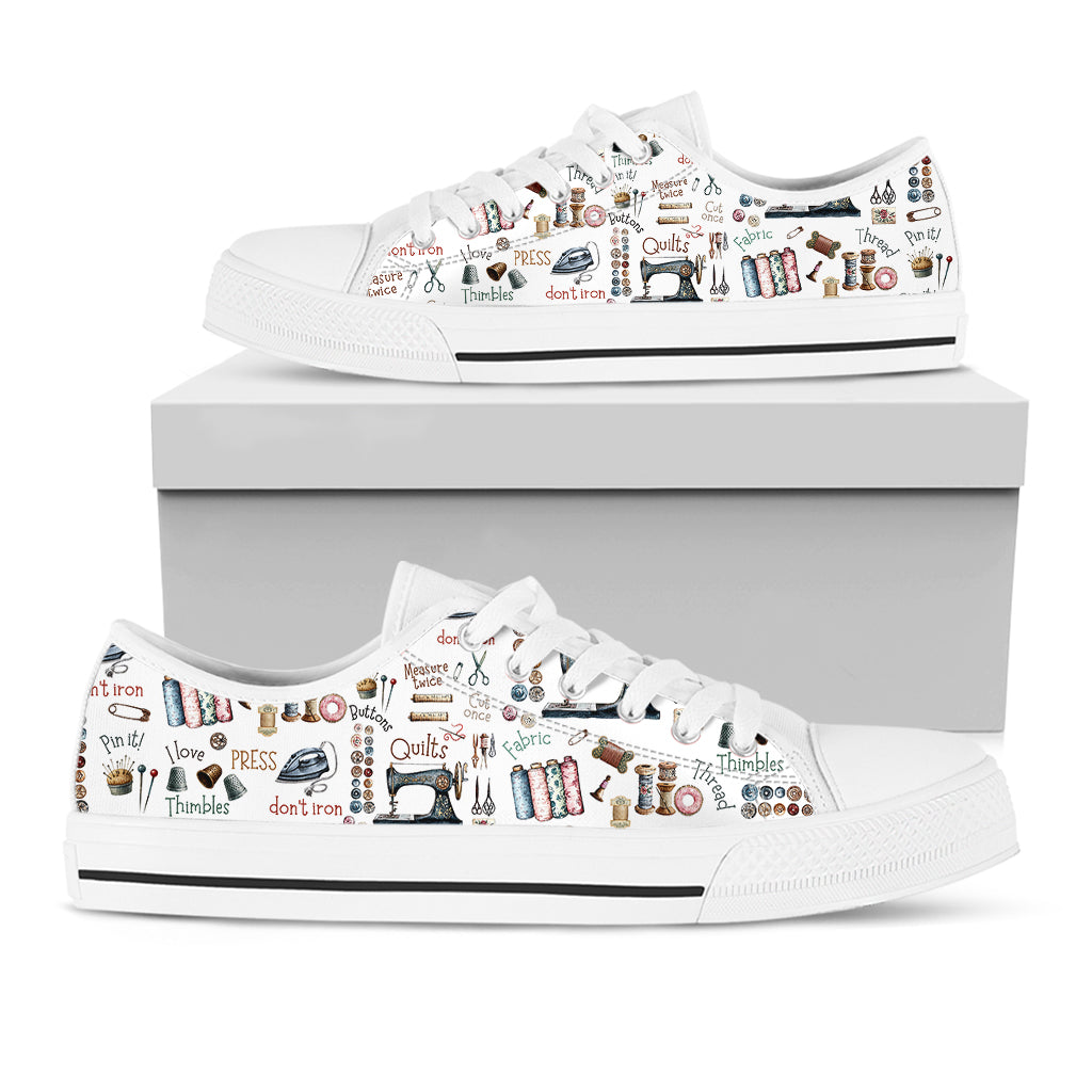 Sewing Lover Women's Low Top Shoes Crafty Comfort