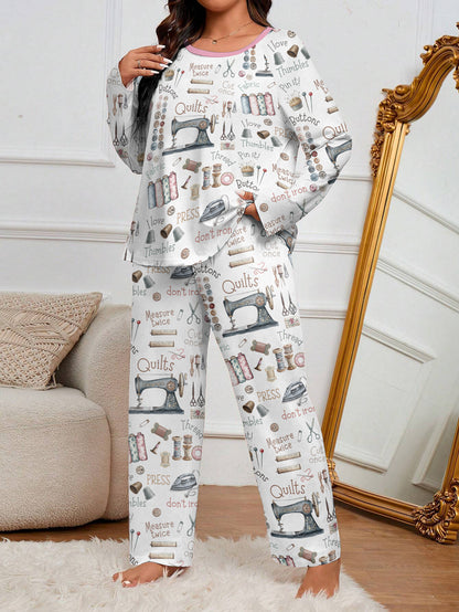 Sewing Lover Raglan Lounge Pajamas Quilter’s Retreat