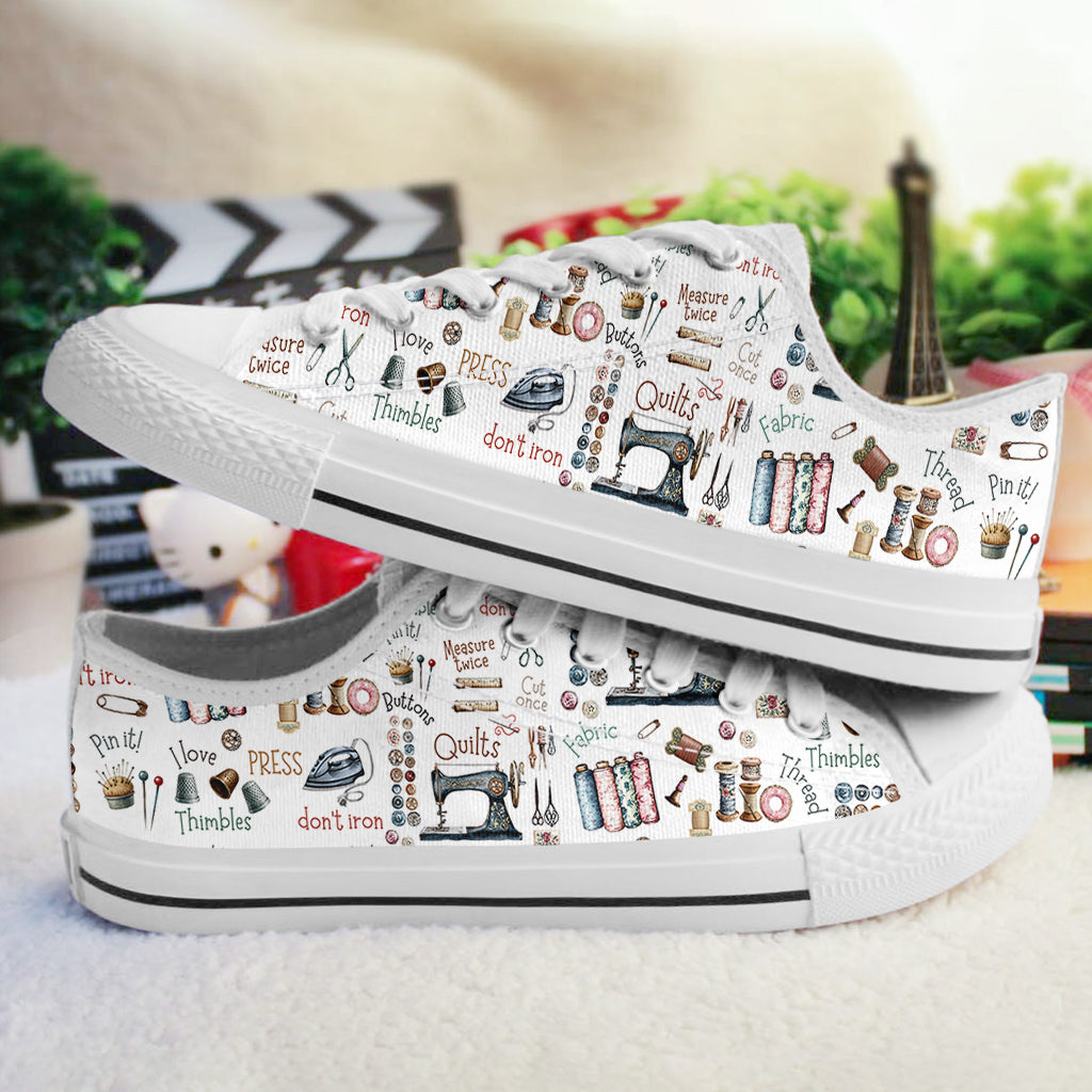 Sewing Lover Women's Low Top Shoes Crafty Comfort