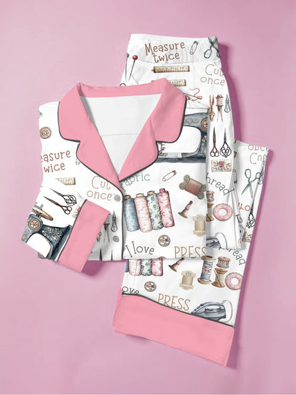 Sewing Lover Pajama Set Crafty Comfort