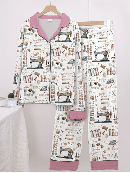 Sewing Lover Pajama Set Crafty Comfort