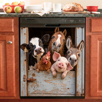 Farm Magnetic Dishwasher Cover Curious Farm Club