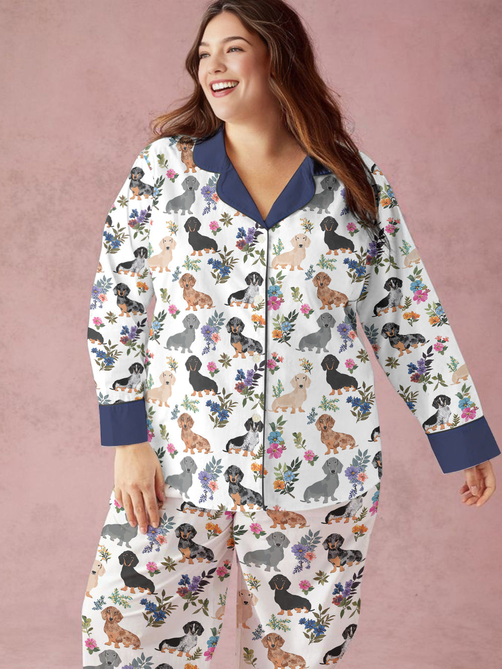 Dachshund Pajama Set Dachshund In Bloom
