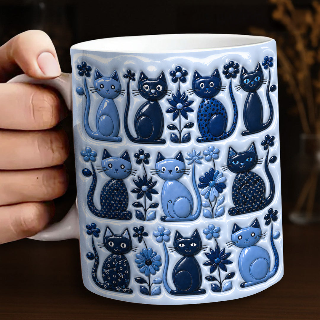 Cat Ceramic Mug Dreamy Cats