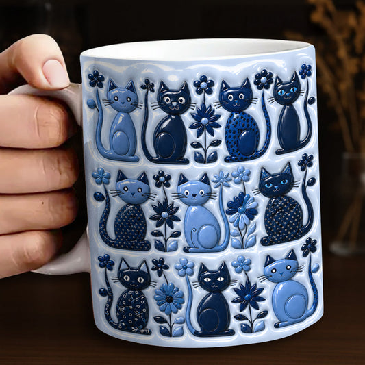 Cat Ceramic Mug Dreamy Cats