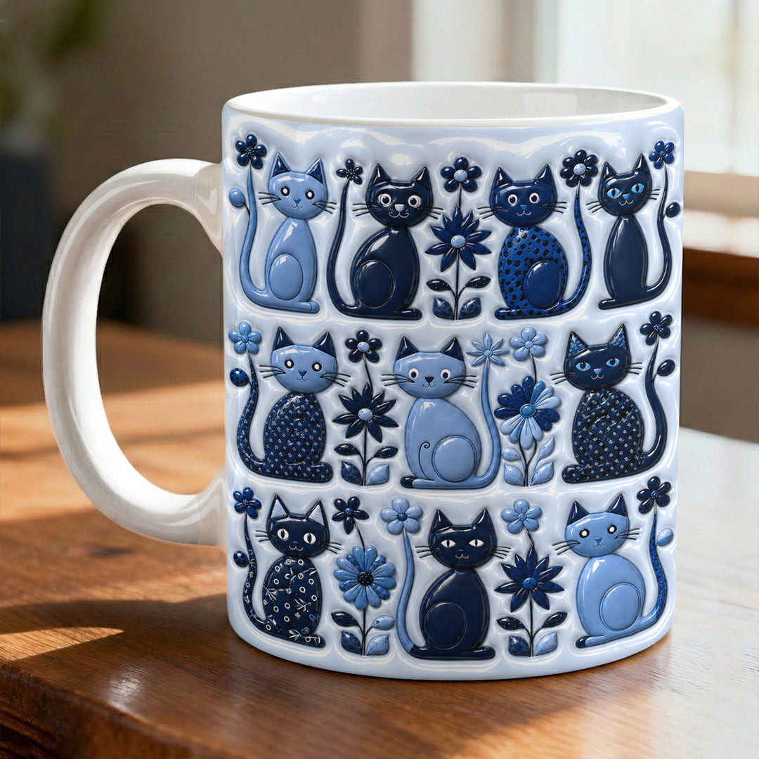 Cat Ceramic Mug Dreamy Cats