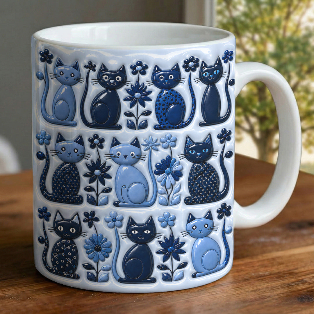 Cat Ceramic Mug Dreamy Cats