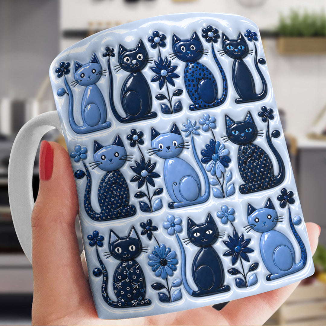 Cat Ceramic Mug Dreamy Cats