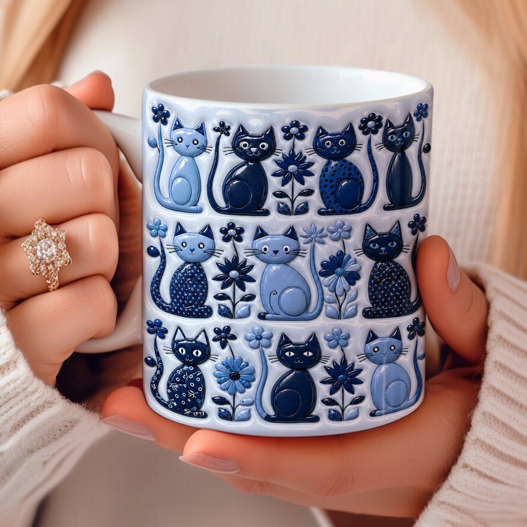 Cat Ceramic Mug Dreamy Cats
