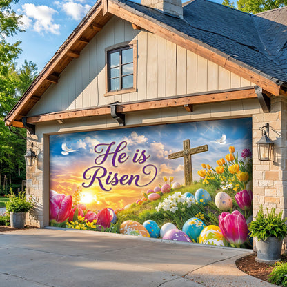 Christian Easter Garage Door Banner Decoration - Easter Grace