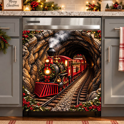 Christmas Magnetic Dishwasher Christmas Express Journey