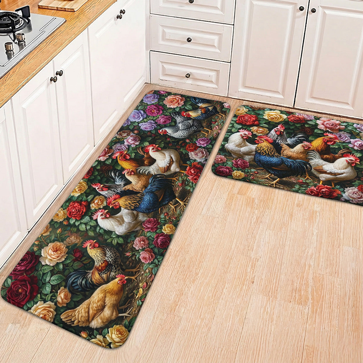 Chicken Doormat Floor Mat Runner Rug Garden Guardians