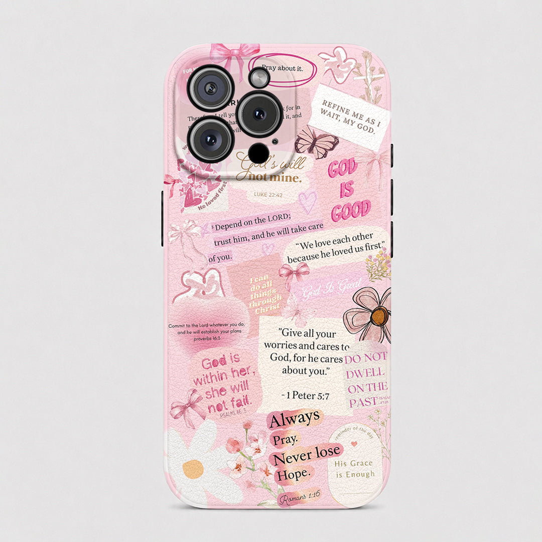 God Leather Phone Case Christian Conquette
