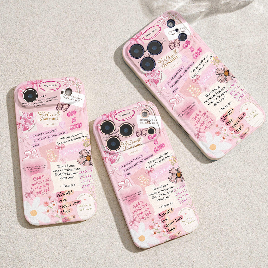God Leather Phone Case Christian Conquette