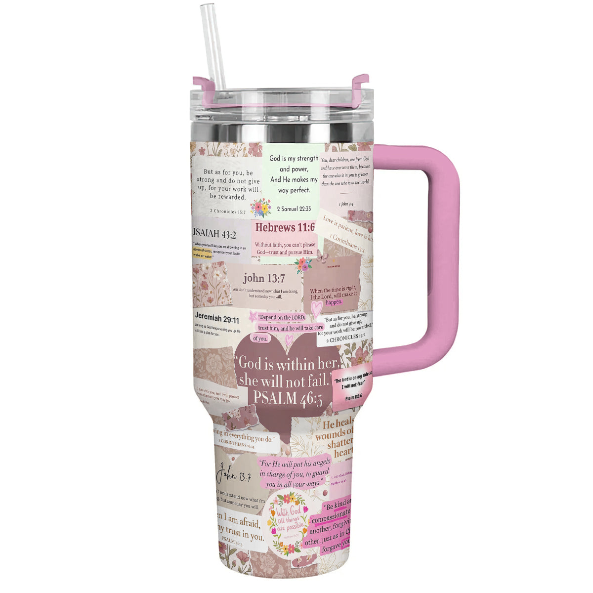 God 40 oz Tumbler God Is Within Her