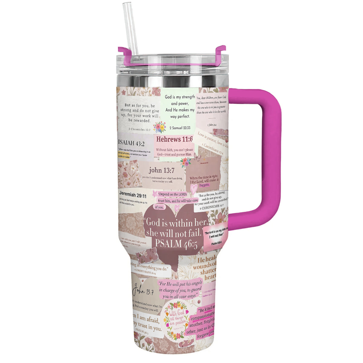 God 40 oz Tumbler God Is Within Her