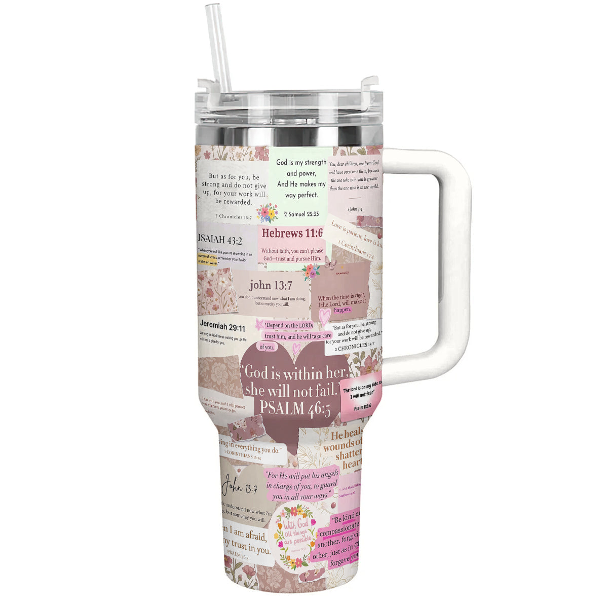 God 40 oz Tumbler God Is Within Her