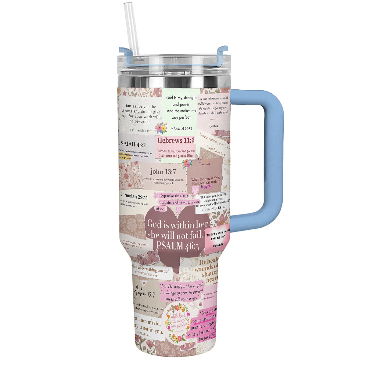 God 40 oz Tumbler God Is Within Her