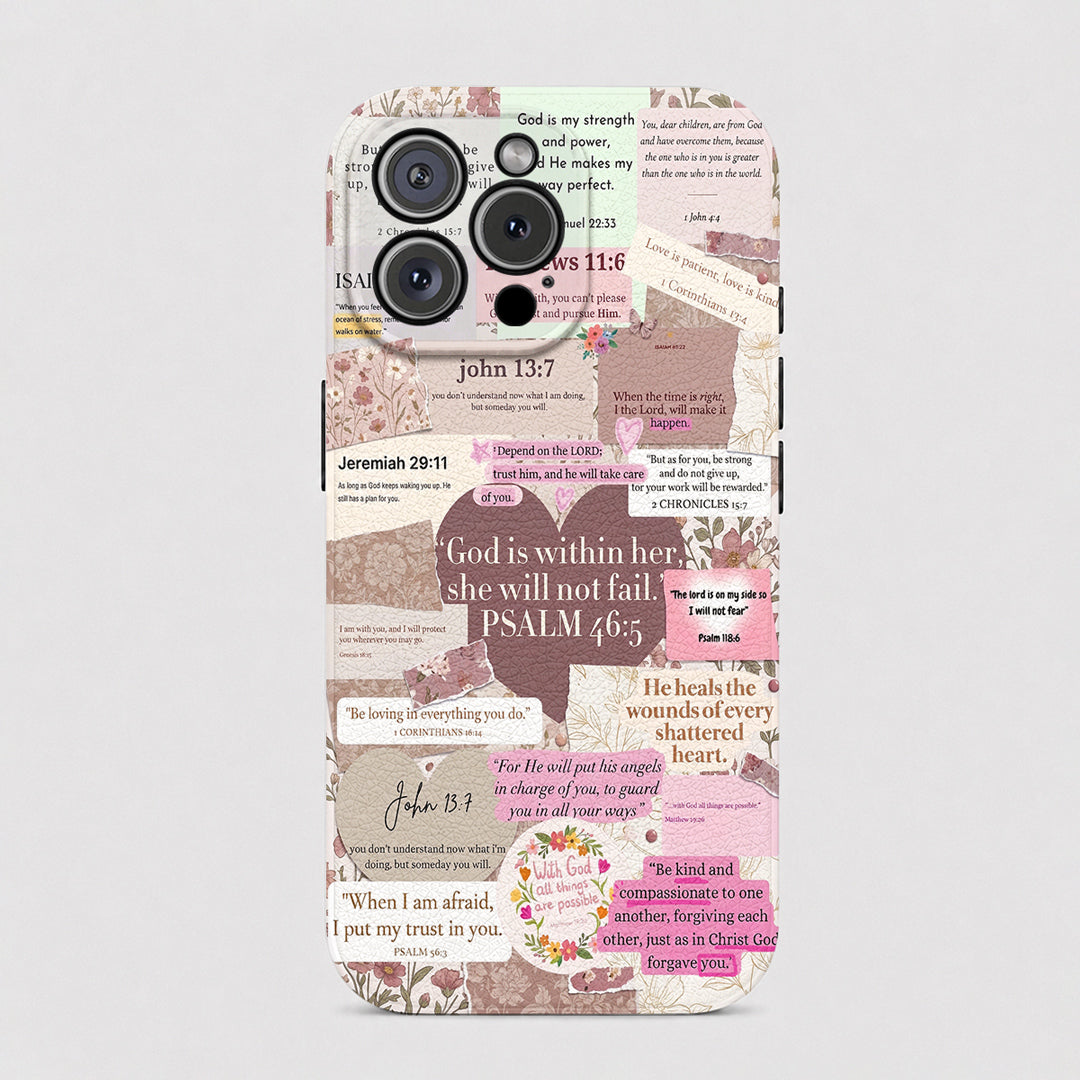 God Leather Phone Case God Is Within Her