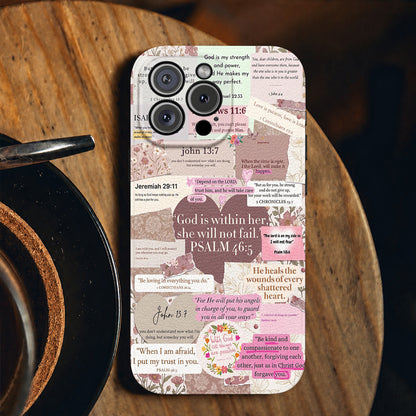 God Leather Phone Case God Is Within Her