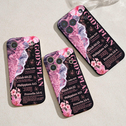 God Leather Phone Case God's Plan