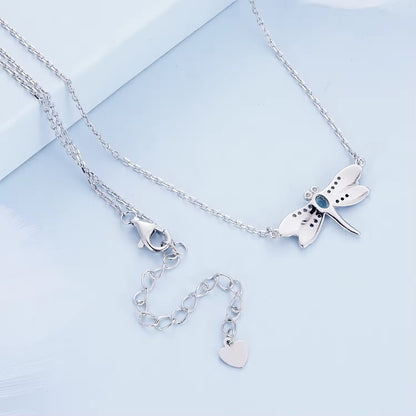 Enchanted Dragonfly Necklace – 925 Sterling Silver