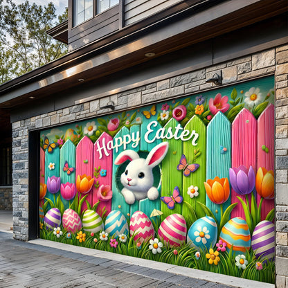 Easter Garage Door Banner Decoration Happy Easter