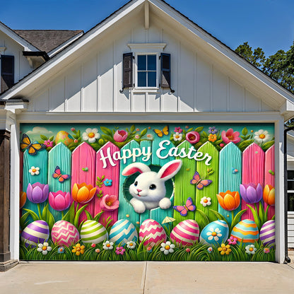 Easter Garage Door Banner Decoration Happy Easter