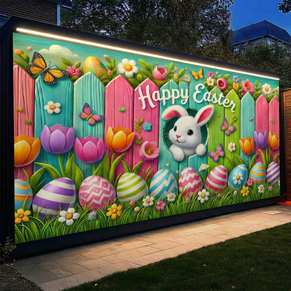 Easter Garage Door Banner Decoration Happy Easter