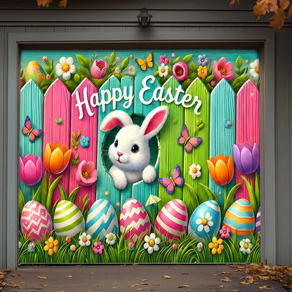 Easter Garage Door Banner Decoration Happy Easter