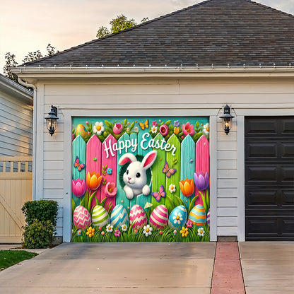 Easter Garage Door Banner Decoration Happy Easter
