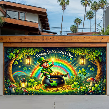 Patrick's Day Garage Door Banner Decoration - Happy St.Patrick's Day