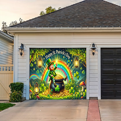 Patrick's Day Garage Door Banner Decoration - Happy St.Patrick's Day