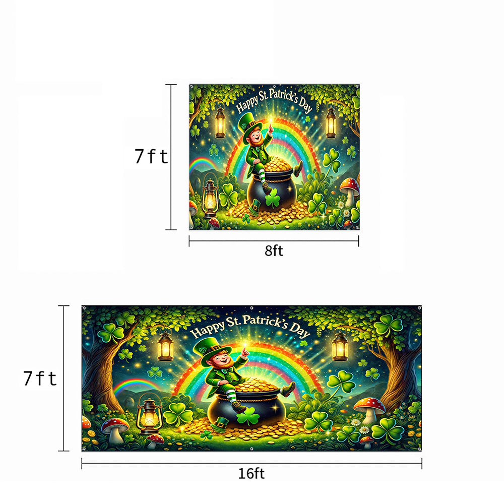Patrick's Day Garage Door Banner Decoration - Happy St.Patrick's Day