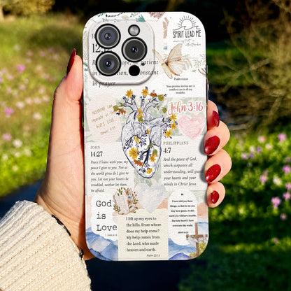 God Leather Phone Case The Heart Of Faith