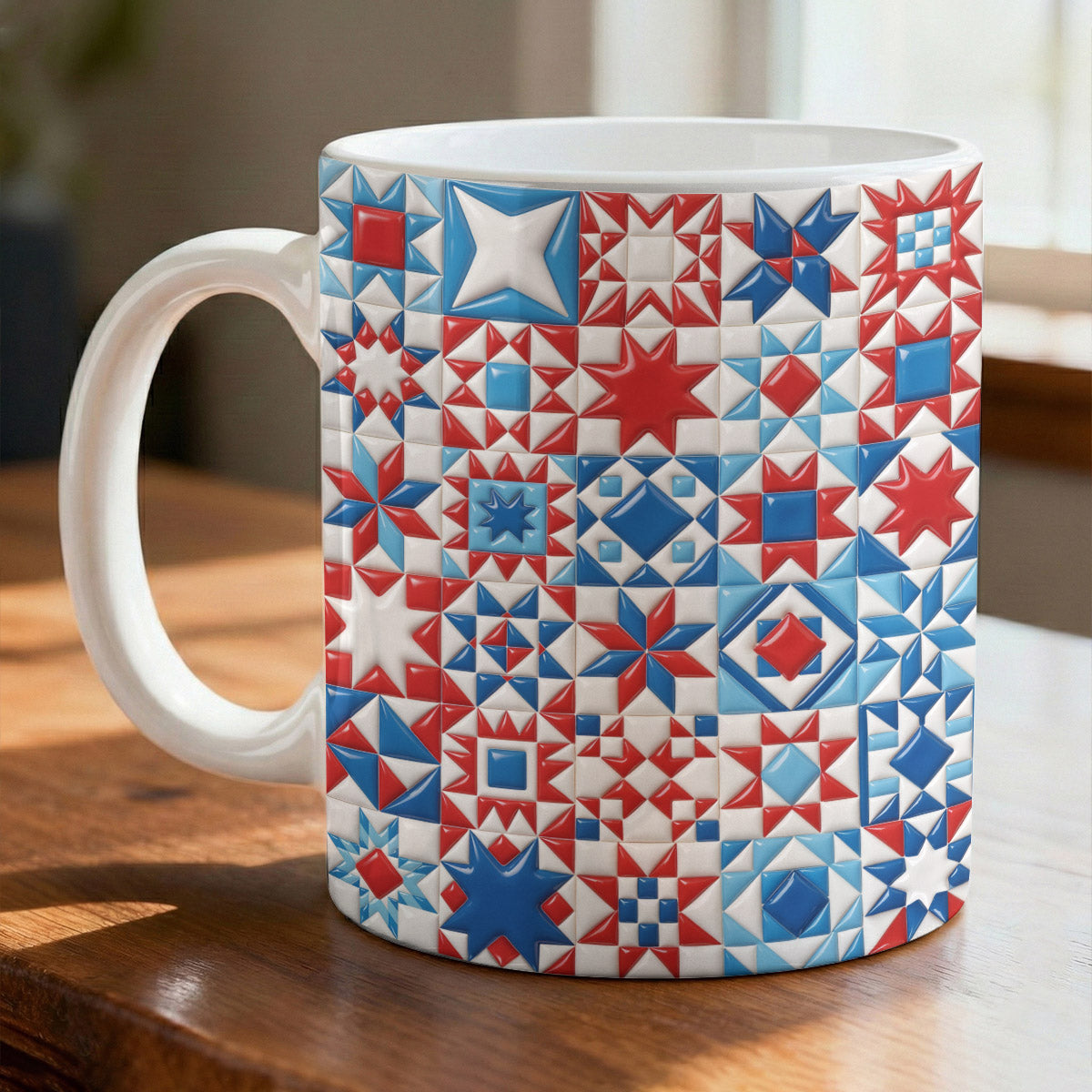 Sewing Lover Ceramic Mug Heritage Stars
