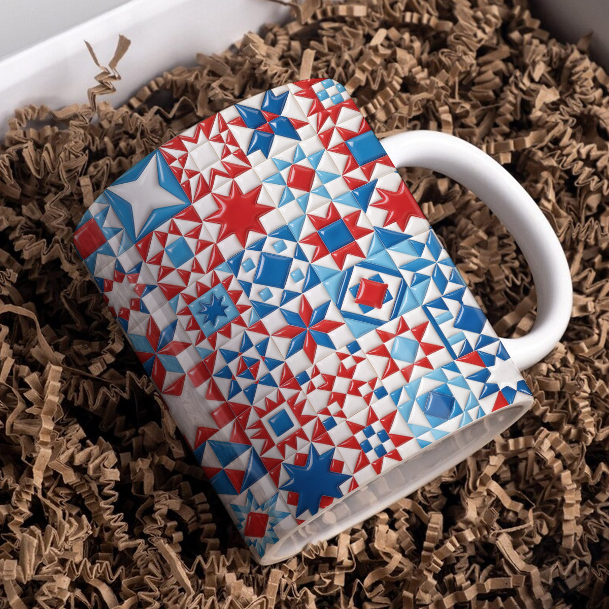 Sewing Lover Ceramic Mug Heritage Stars