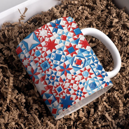 Sewing Lover Ceramic Mug Heritage Stars