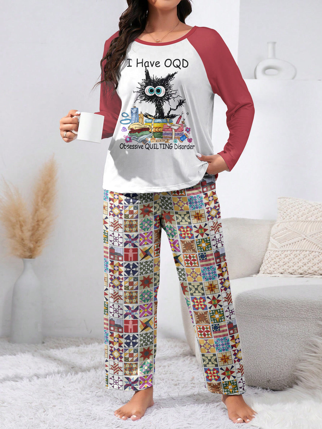 Sewing Lover Raglan Lounge Pajamas I Have OQD