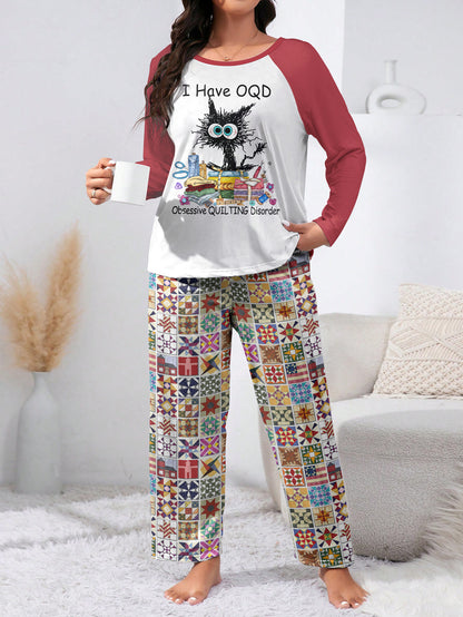 Sewing Lover Raglan Lounge Pajamas I Have OQD