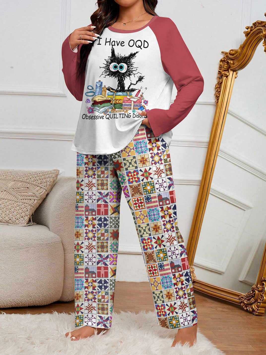 Sewing Lover Raglan Lounge Pajamas I Have OQD