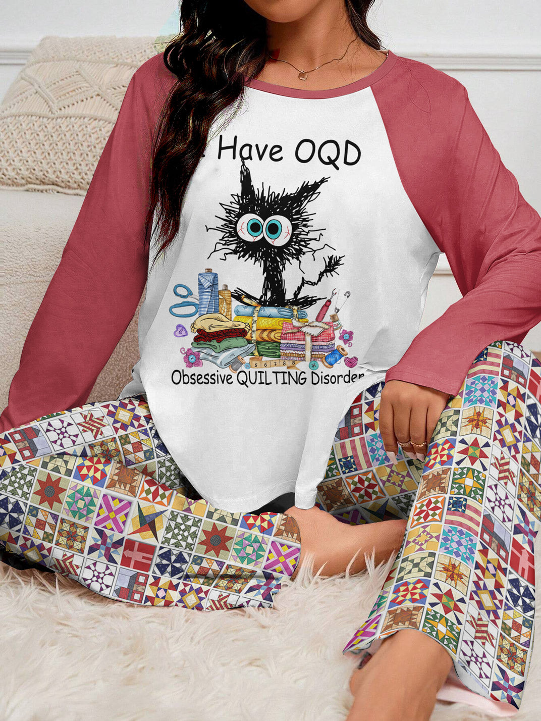 Sewing Lover Raglan Lounge Pajamas I Have OQD