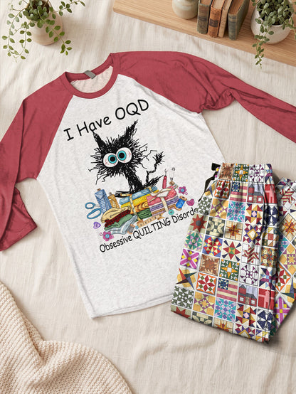 Sewing Lover Raglan Lounge Pajamas I Have OQD