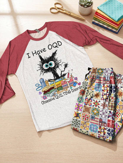 Sewing Lover Raglan Lounge Pajamas I Have OQD