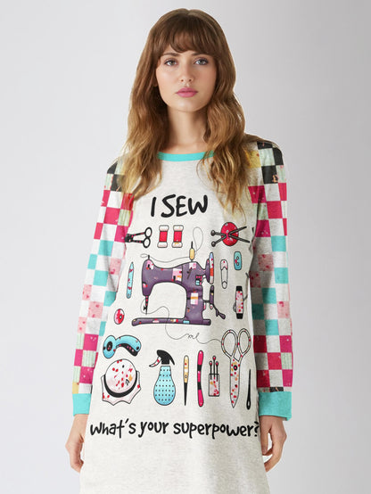 Sewing Lover Raglan Dress I Sew What's Your Superpower