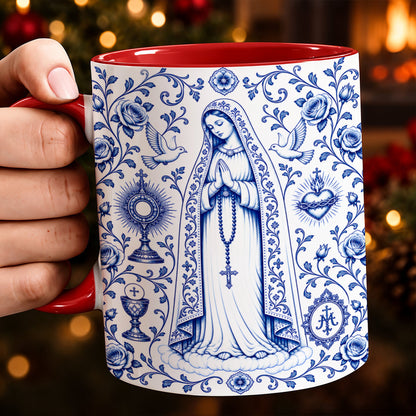 Christian Ceramic Accent Mug Our Lady of Grace