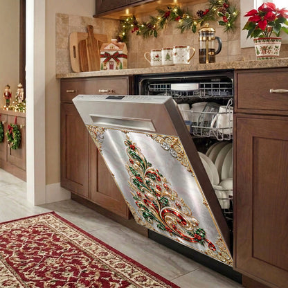 Christmas Magnetic Dishwasher Jeweled Christmas Tree